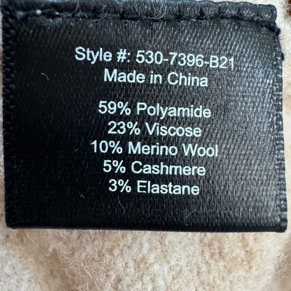 Jenni Kayne Marina Cashmere Blend Culotte Wide Leg Pants in Oatmeal Tan XS - Picture 11 of 11